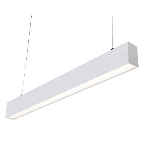 LED Hanging Profile Light 18W Foot Flushmount Wrap Ceiling Light for Garage| Home| Basement(Tube Light), 2-Feet (Warm White, 18W White)