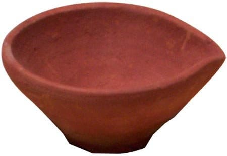 Plain Clay Diwali Diyas 6 Pack