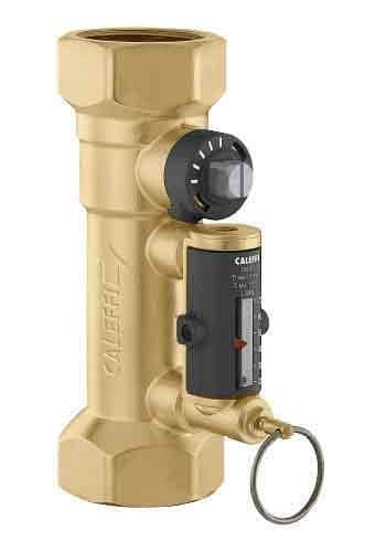 Caleffi 132552A Quick Setter Balancing Valve with Flow Meter, 3/4-Inch NPT, 2-7 GPM