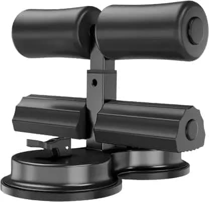 RATAVA Upgraded Double Suction Cups Sit Up Assistant Fixed Foot Abdominal Muscle Trainer Sit Up Bar Leg Muscle Training Device Household Fitness Equipment for Body Building 1pc (Color May Vary)