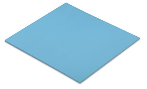 Cellular Urethane Foam Material Sheet, 36" x 30" Full Sheet, Please Choose Color and Thickness (3.0mm (~1/8"), UAB Blue)