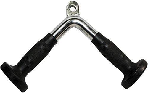 Konark V-Shaped Triceps Handle Steel Handle/Bar Triceps pushdown bar | V Bar | Triceps Handle Cable Machine Attachment with Safety Lock