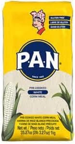 – Pan Premium Pre-Cooked White Maizemeal - 1kg | Gluten-Free | Ready to Inspire Your Recipes | Authentic Maize Delights | Goodness for Creative Kitchens