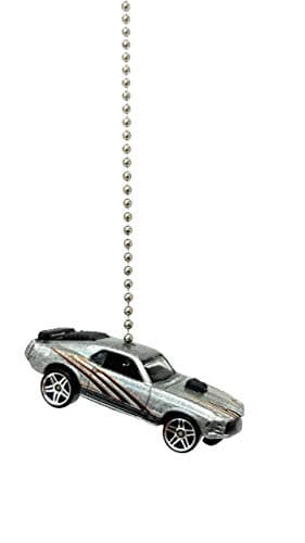 Ford Shelby Mustang Diecast Ceiling Fan Light Pull Ornaments 1:64 (2016 Shelby GT350R White)