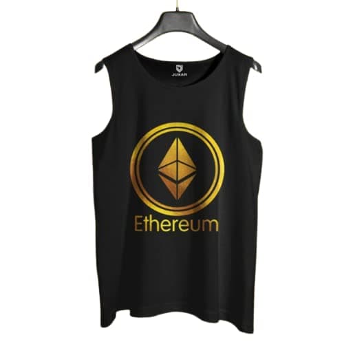 JuxarCrypto Gold Metallic Ethereum Sando (Black)