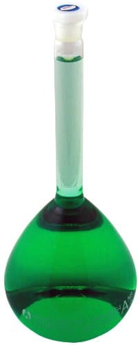 2000ml Volumetric Glass Flask with Shatterproof Plastic Stopper