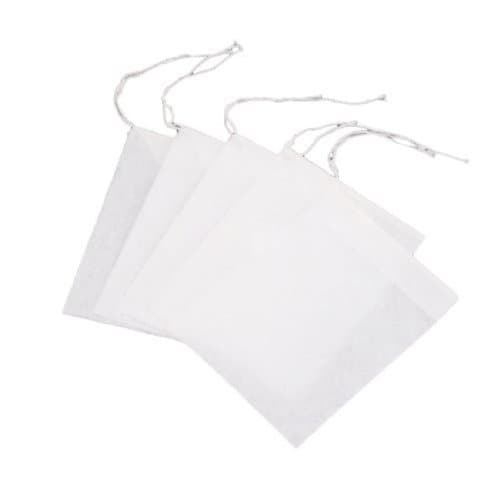SolPortalHome Disposable String Drawstring Seal Filter Empty Paper Tea Bags 100pcs
