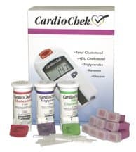 CardioChek Analyzer Starter Cholesterol kit with 3 Count Cholesterol Test Strips by PTS Panels