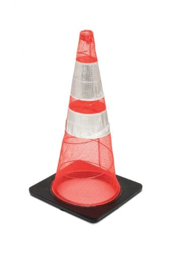 Spring Cone, 28" Collapsible Traffic Cone Sold Individually, Cone Only
