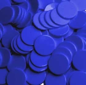 Plastic 22mm counters in packs of 100