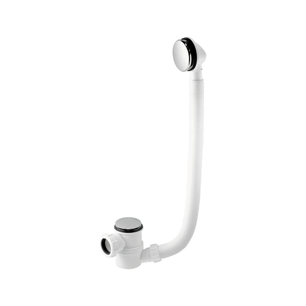 HC2650UK Bath Trap with Top Access - Chrome/White