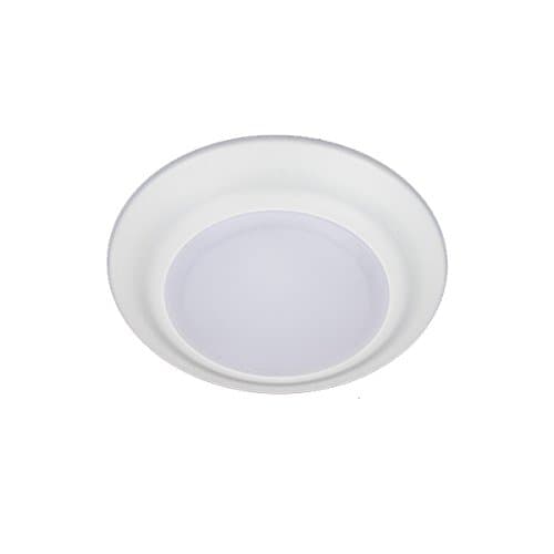 GM Lighting - 6" Round LED Surface Mount 3000K 90 CRI Fixture White