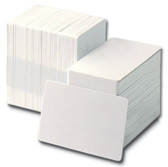 ACB 101-003-010d Blank PVC Plastic Id Card - White (Pack of 50)
