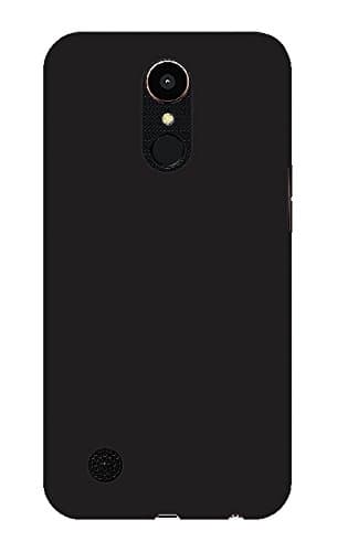Case Creation Hard Back Case Cover for LG K10 (2017)/LG K10 2017/LG X400/LG M250N/LG K20 Plus- Pitch Black