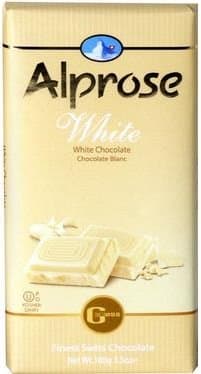 Alprose White Chocolate 3.5 Oz / 100 G (Pack of 5)