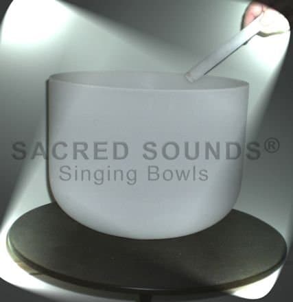 10" Crystal Singing Bowl - Sacral Chakra - Note 'D'