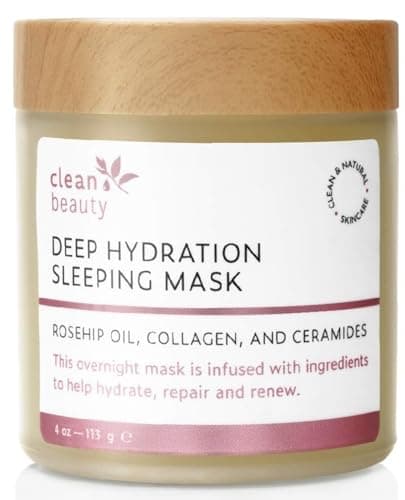 Clean Beauty Deep Hydration Sleeping Mask, 4oz