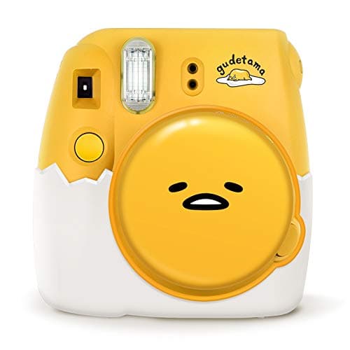 Fujifilm Instax Camera Mini 9 Instant Camera Gudetama Automatic Instant Film Photo Camera Lazy Eggs(Global Limited Edition) Unique Silicone Lens Protection Cap and Silicone Eggshell Base