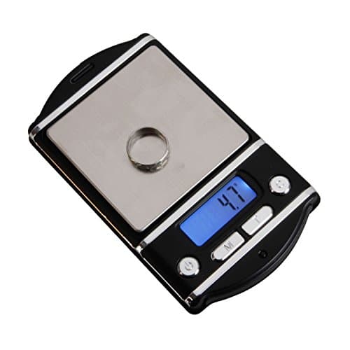 OddBitsnBobs Great Value Pocket Scale 500g/0.1g Portable Digital Pocket Scale for Jewelry/Gold/Weed ML-A03 Black g/oz/dwt/gn