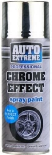 Chrome Effect Auto Spray Paint Matt Foil Mirror Metallic DIY Car Van 400ml New (PACK OF 1)