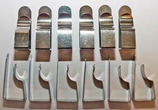 Bertram Drawing Board Clips - set of 12