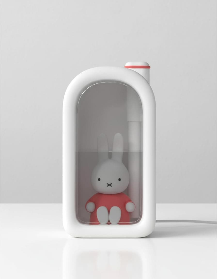 MAKINGTEC Cool Mist Humidifier - Ultrasonic Quiet, Mini Cute, Auto Shut-off, 380ml, White