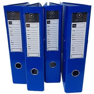 HELLOPERFECT Lever Arch File (31 x 35 x 8 cm) - Pack of 4 Pieces