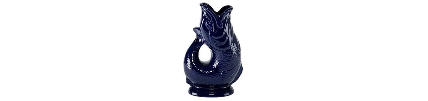 Cobalt Blue Gluggle Jug - Extra Large