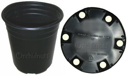 3 Gallon Orchid Flower Round Plastic Pot
