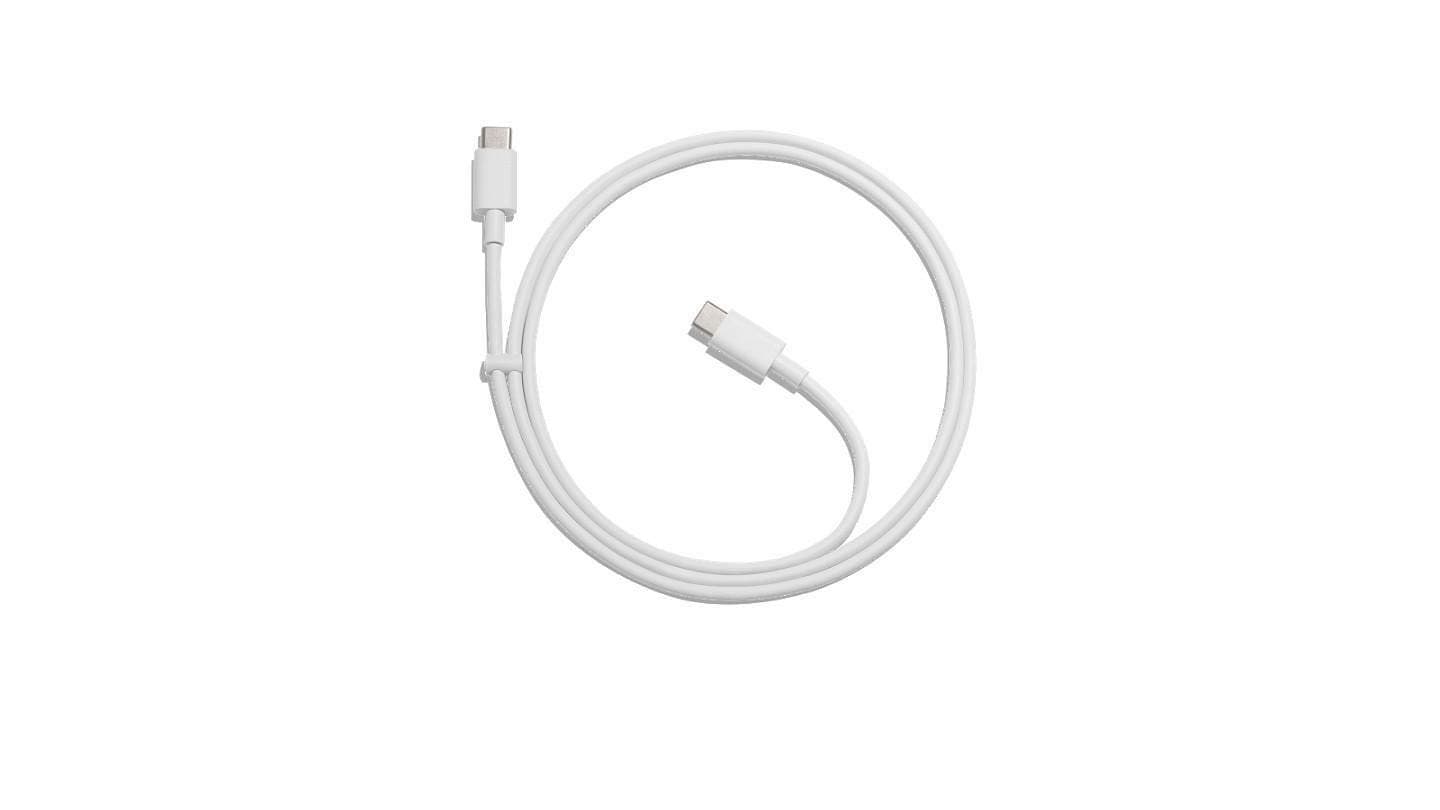 (1-Meter/3.3-Ft USB-C to USB-C Cable - White (G016C)