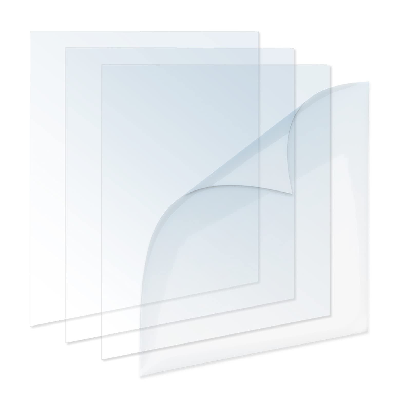 Binditek 100 Pack 8 Mil Ultra Clear Report Covers, Polythylene Terephthalate, 8.5 x 11 Inches, Letter Size, Square Corners, Un-Punched, for Students and Coworkers