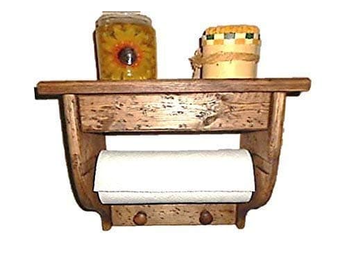Paper Towel Holder Shelf Hidden Compartment
