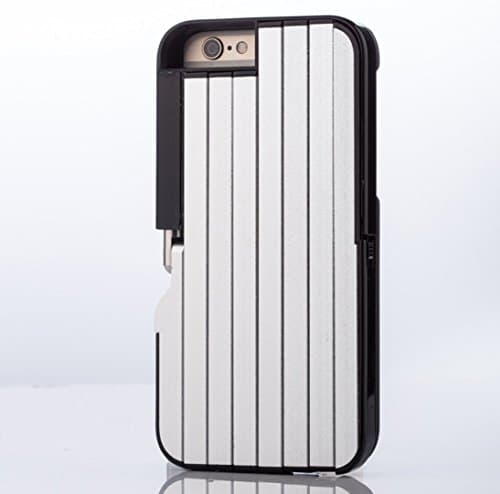 StikBox ® Selfie stick Aluminum Case Build-in Bluetooth Remote Shutter For iPhone 6 & iPhone 6S Black