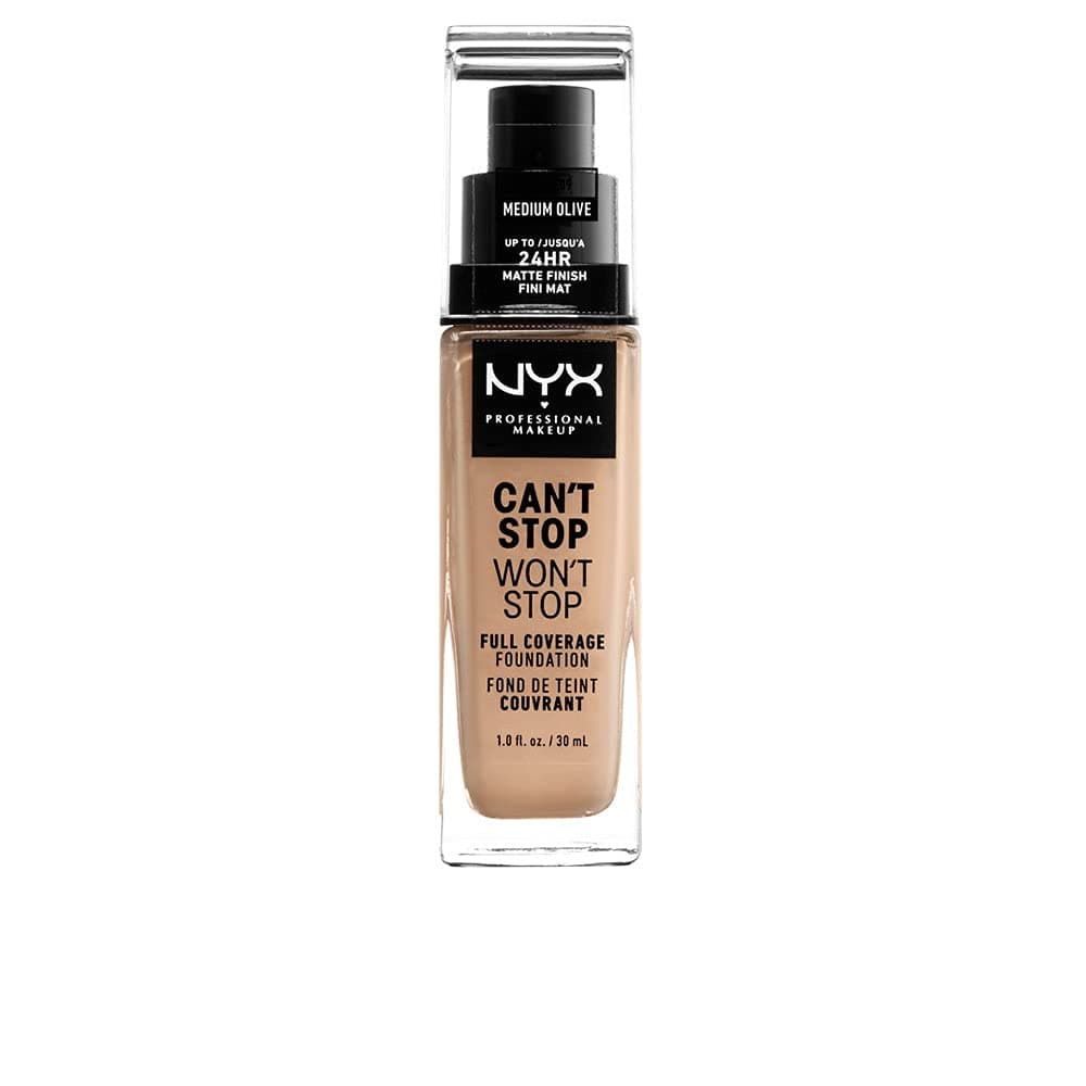 NYX PROFESSIONAL MAKEUP Can'T Stop Won'T Stop Full Coverage Foundation, Medium Olive 09