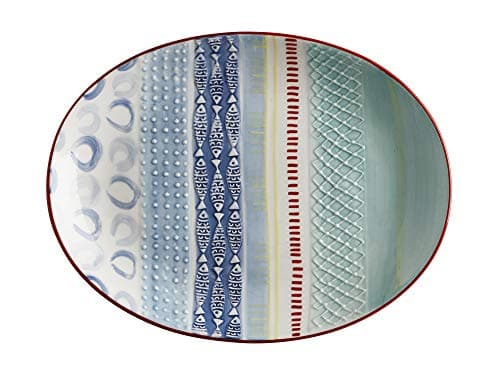 Maxwell & Williams DR0196 Laguna Serving Platter, Ceramic, Multi-Colour, 35.5 x 27.5 cm