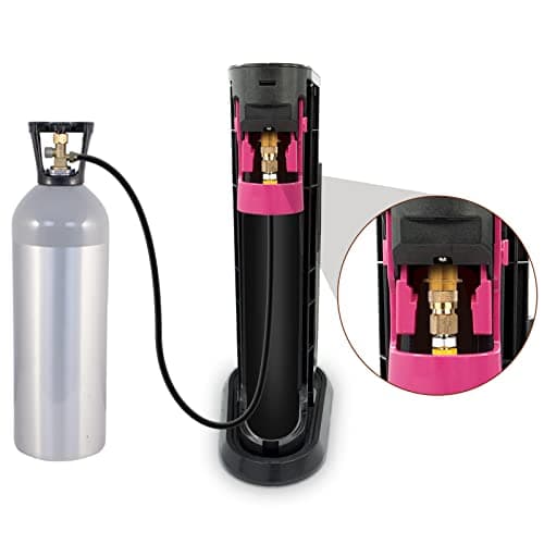 8mm CO2 Adapter for Soda Stream Terra Water Maker, for the Connection of Large CO2 Storage Tanks and Soda Machine Pink CO2 Cylinder System