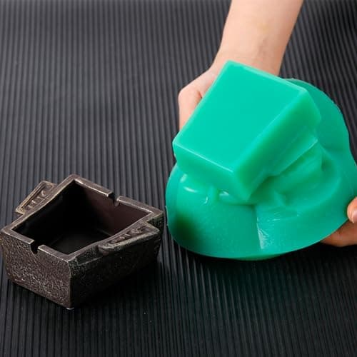 Super Elastic Silicone Mold Making Kit, Jade Green, 1:1 By Volume, 70.56 Oz, Food Safe, Non-Toxic, Odorless, Liquid Silicone Mixing, Craft Mold