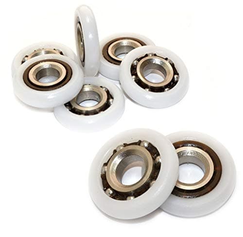 Rolli Shower Wheels for Replacement Runners and Door Rollers 27mm Removable Pulleys WM026 8pcs