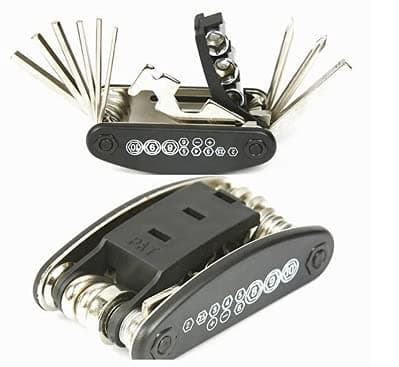 15 in 1 Bicycle Repair Tools Sets Multi-Purpose Wrench Mountain Bike Toolkit Multifunction bicycle tools sets cycle repair toolkit cycling tool kit perfect accessories for bike repairing.