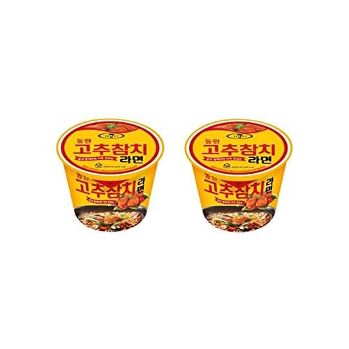 Dongwon Hot Pepper Tuna Cup Noodle - 2 Pack