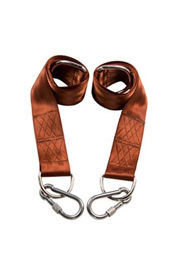 Tree Swing Straps Hanging Kit rated for 1600 lbs -Install 2 Straps in Minutes with Stainless Steel Carabiner Hook -Great for Baby, Toddler, Children, Porch, Patio, Tire Swings-UV & Water Resistant