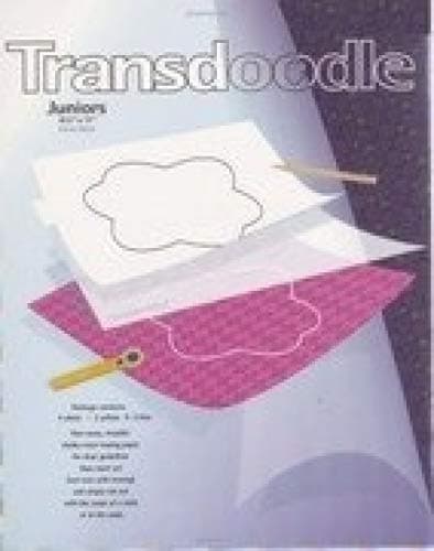 Transdoodle Wax Free Transfer Paper Sampler 8 1/2" X 11" (21.6cm X 27.9cm) White, Yellow, Blue