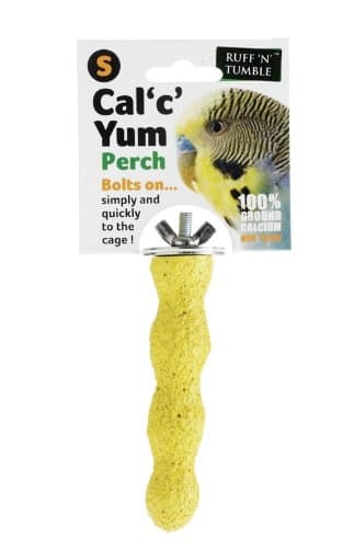 Ruff N TumbleCal 'C' Yum Perch, Small, Yellow