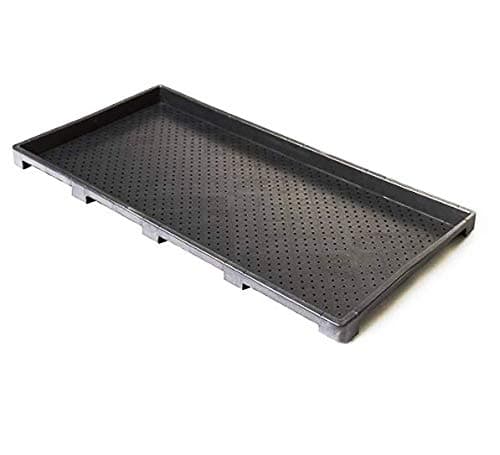 Extra Strength Microgreens Seedling Trays, Seed Starter Growing Kit. Larger than 1020 Trays WITH Holes for Barley, Wheat Grass, Fodder, Planting, Seeds, Propagation System | NEW TRAY DESIGN