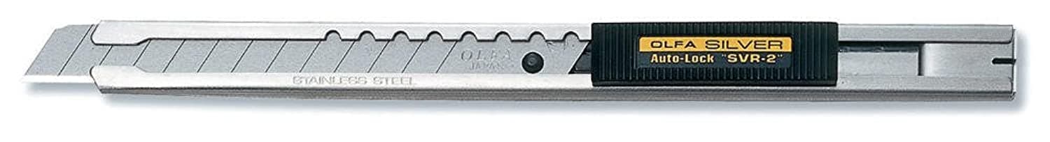 Olfa Professional Standard Auto Lock Cutter with Pocket Clip