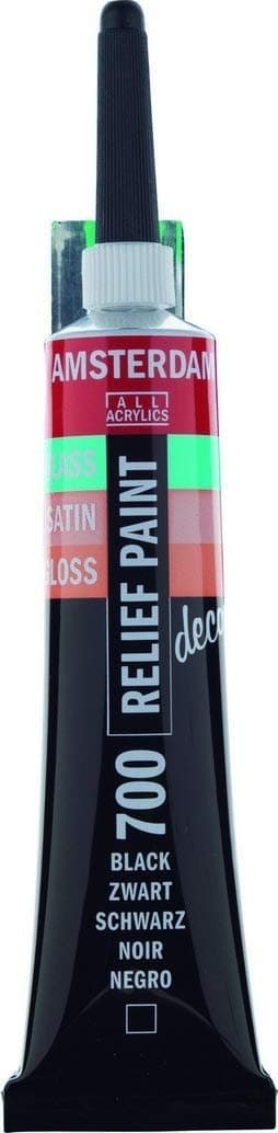 RELIEF (Gutta Outliner) PAINT BLACK - 20ml
