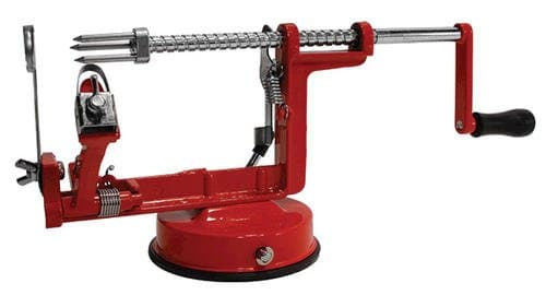 Kitchen Keepers 3-in-1 Apple Peeler! Peel, Core and Slice. Also Works with Potatoes and Pears