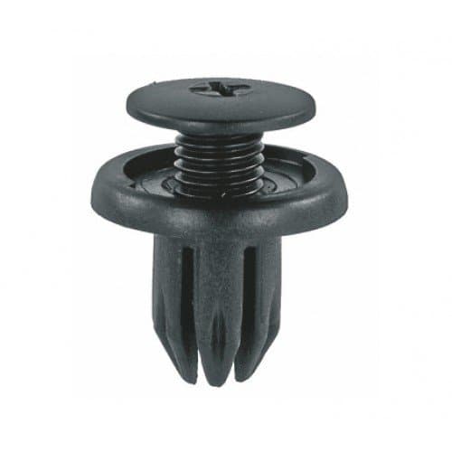 Xtremeauto® Black 10mm Hole Plastic Car Fixing spread Clips x 10 Includes Sticker Part Number XA08A