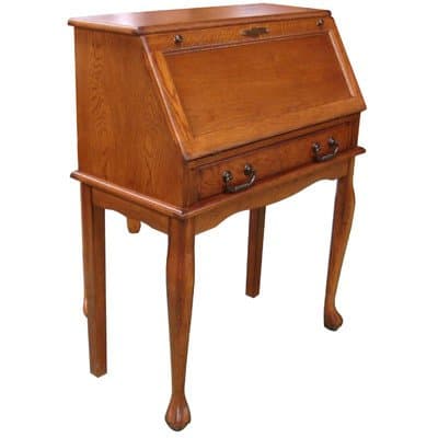 Nolan Secretary Drop Leaf Desk Finish: Burnished Walnut