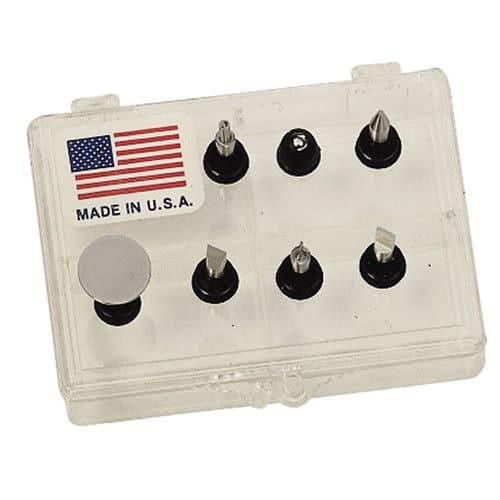 Accurate Z9012 7 Pc Micrometer Anvil Attachment Set